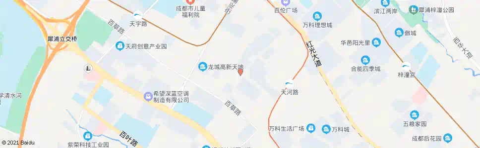 成都西区大道天朗路口_公交站地图_成都公交_妙搜公交查询2025