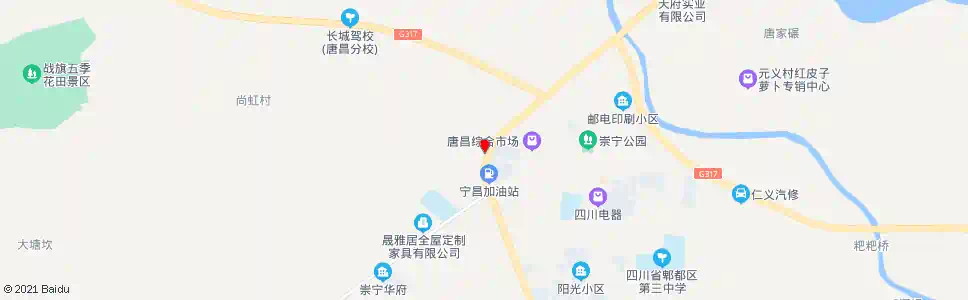 成都唐宝路口_公交站地图_成都公交_妙搜公交查询2025