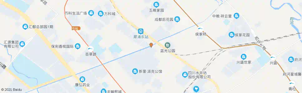 成都金粮路北_公交站地图_成都公交_妙搜公交查询2025