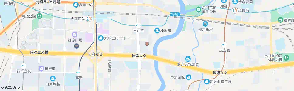 成都东苑_公交站地图_成都公交_妙搜公交查询2025