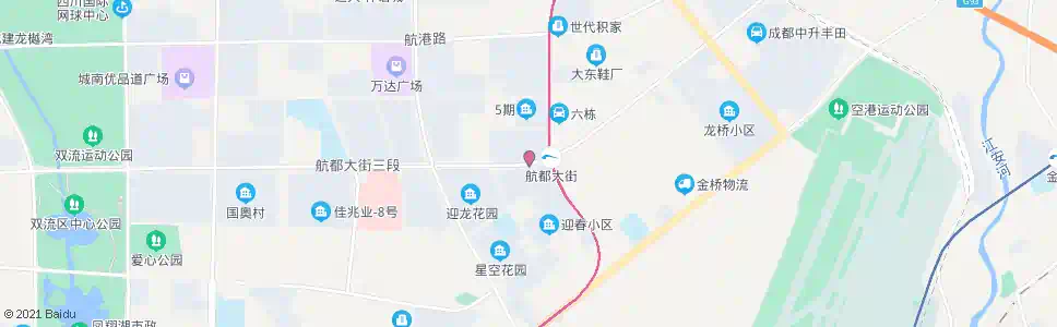 成都航都大街商都路口_公交站地图_成都公交_妙搜公交查询2025