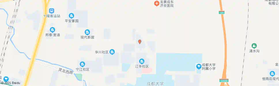 成都东景康庭江华路_公交站地图_成都公交_妙搜公交查询2025