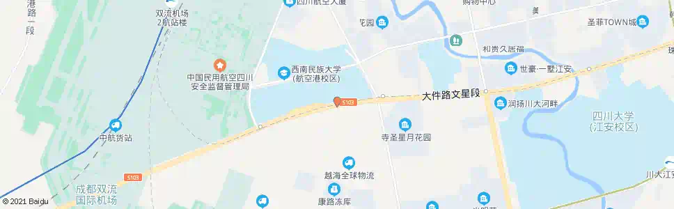 成都西南民族大学东_公交站地图_成都公交_妙搜公交查询2025