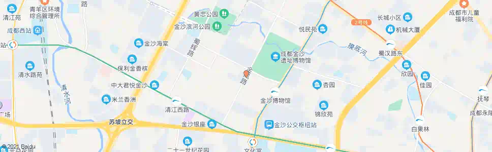 成都金凤路中_公交站地图_成都公交_妙搜公交查询2025