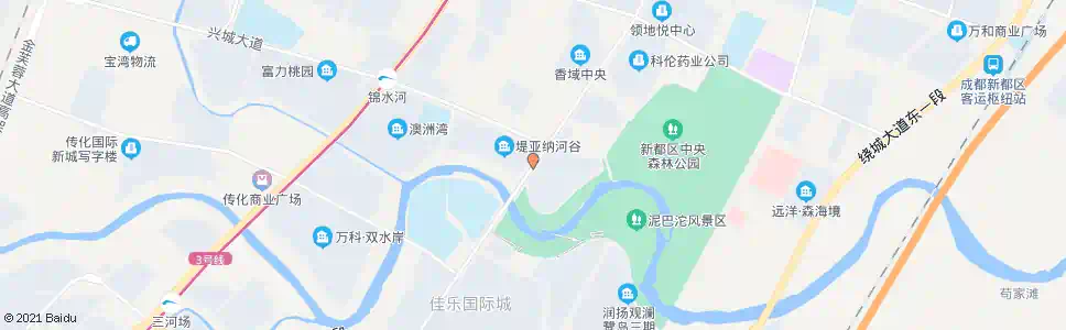 成都香洲半岛_公交站地图_成都公交_妙搜公交查询2025