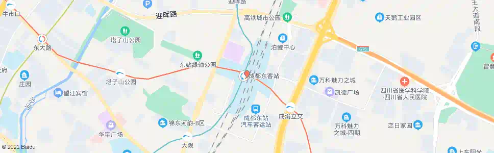 成都盛世路东_公交站地图_成都公交_妙搜公交查询2025