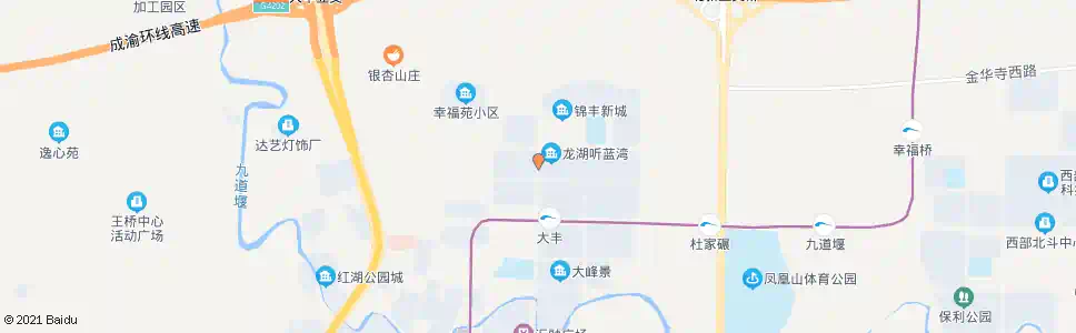 成都时代锦翠_公交站地图_成都公交_妙搜公交查询2025