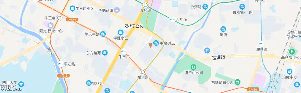 成都通汇街_公交站地图_成都公交_妙搜公交查询2025