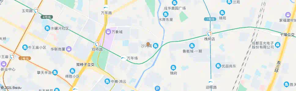 成都美满小学_公交站地图_成都公交_妙搜公交查询2025