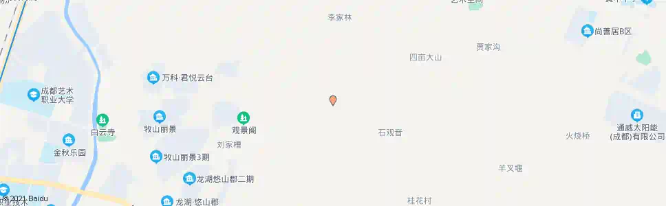 成都四季果园_公交站地图_成都公交_妙搜公交查询2025