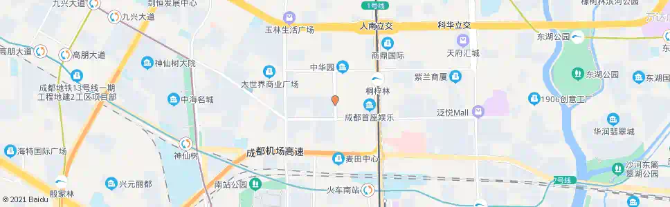成都桐梓林东路_公交站地图_成都公交_妙搜公交查询2025
