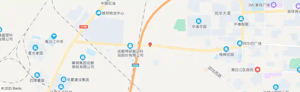 成都同井村西_公交站地图_成都公交_妙搜公交查询2025