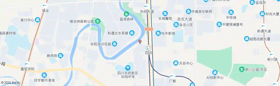 成都正北下街东_公交站地图_成都公交_妙搜公交查询2025