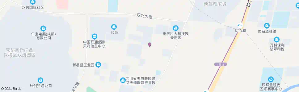 成都物联五路口_公交站地图_成都公交_妙搜公交查询2025