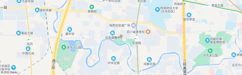 成都东坡大道沙堰街口_公交站地图_成都公交_妙搜公交查询2025