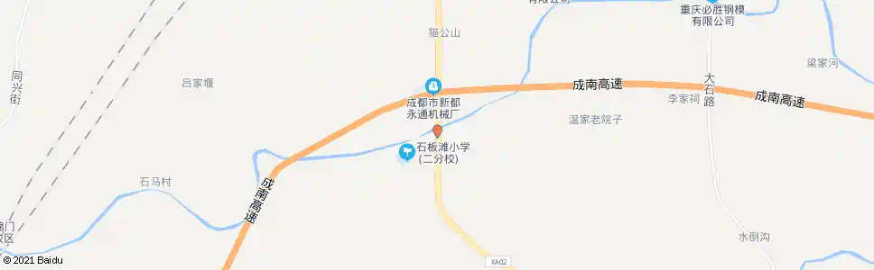 成都集体村_公交站地图_成都公交_妙搜公交查询2025