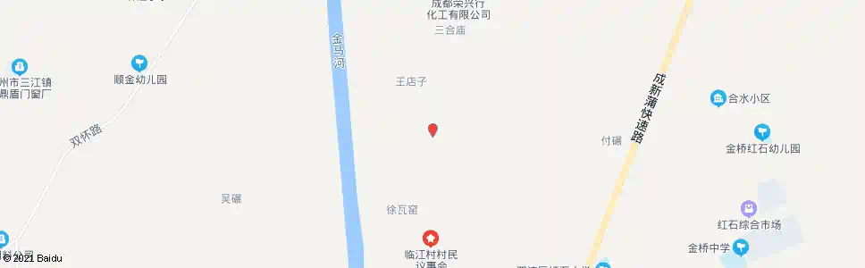 成都金红路口_公交站地图_成都公交_妙搜公交查询2025