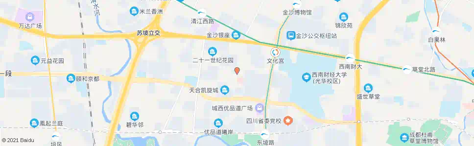 成都贝森南路北_公交站地图_成都公交_妙搜公交查询2025