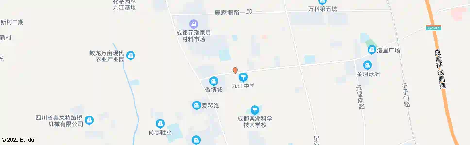 成都九江中学_公交站地图_成都公交_妙搜公交查询2025