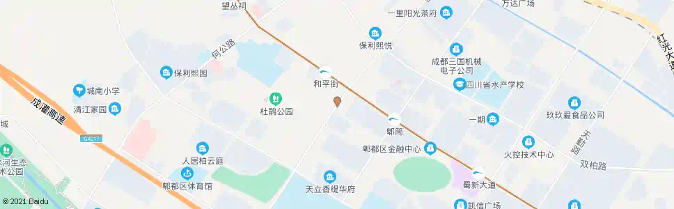 成都蜀信路一段_公交站地图_成都公交_妙搜公交查询2025