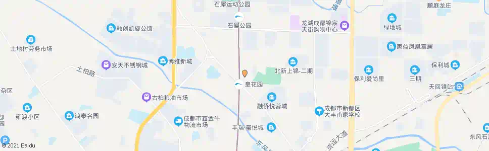 成都皇花社区卫生服务站_公交站地图_成都公交_妙搜公交查询2025