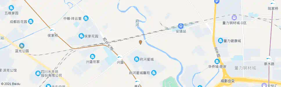 成都金芙蓉大道府河苑一路口_公交站地图_成都公交_妙搜公交查询2025