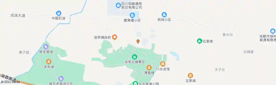 成都洛带客运中心_公交站地图_成都公交_妙搜公交查询2025