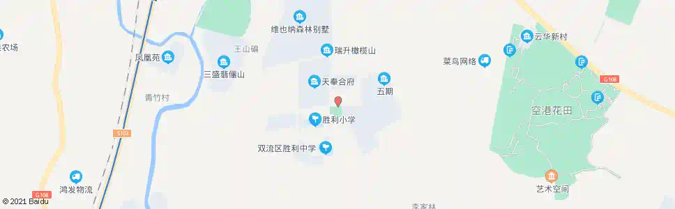 成都胜利镇_公交站地图_成都公交_妙搜公交查询2025