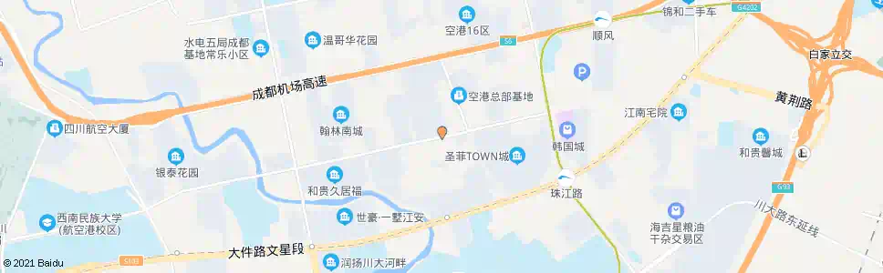 成都临港路三段_公交站地图_成都公交_妙搜公交查询2025