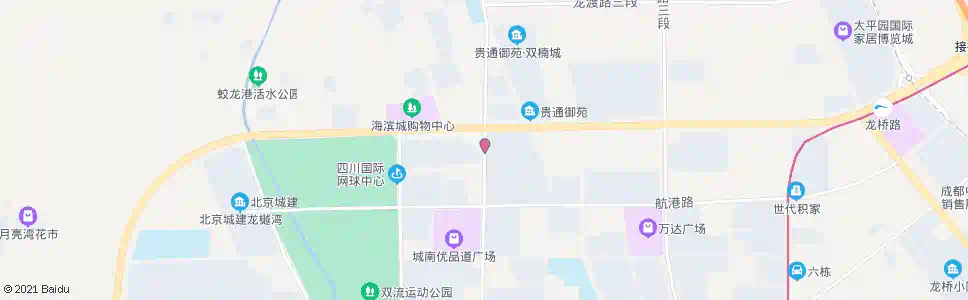 成都蛟龙港双楠大道口_公交站地图_成都公交_妙搜公交查询2025