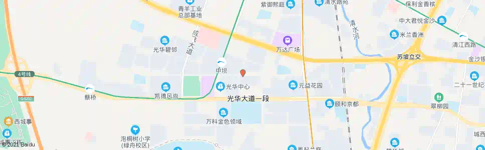 成都光华东三路西_公交站地图_成都公交_妙搜公交查询2025