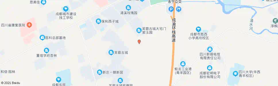 成都开园路_公交站地图_成都公交_妙搜公交查询2025