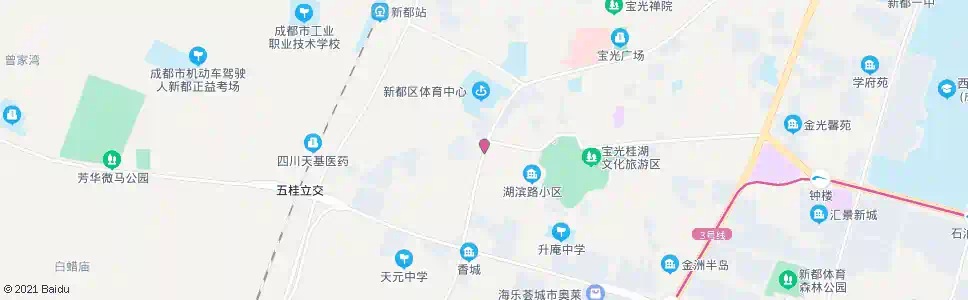 成都新都南一环路口_公交站地图_成都公交_妙搜公交查询2025