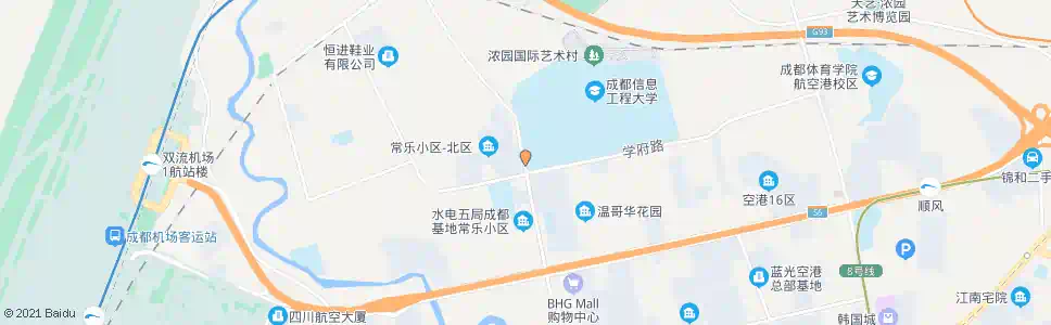 成都锦华路常乐小区_公交站地图_成都公交_妙搜公交查询2025