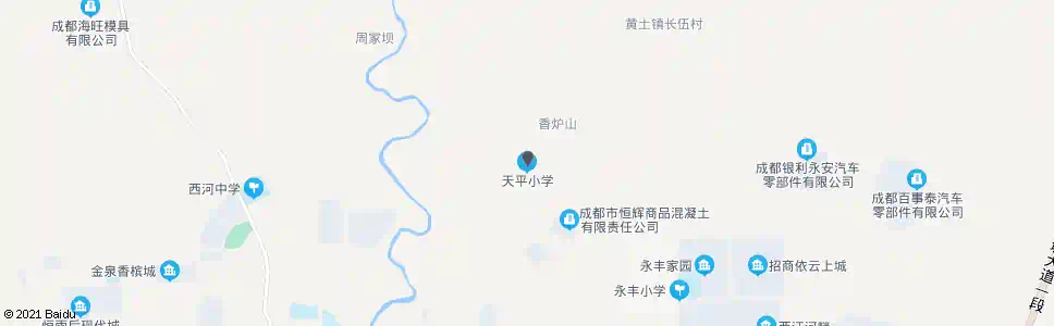 成都天清小学_公交站地图_成都公交_妙搜公交查询2025