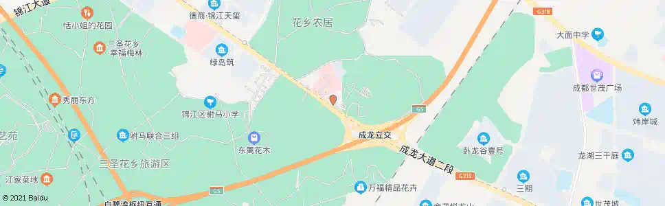 成都红纱村花博会_公交站地图_成都公交_妙搜公交查询2025