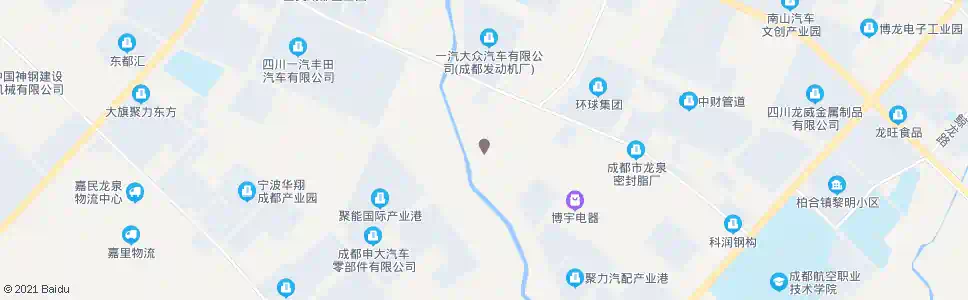 成都车城东三路东四路口_公交站地图_成都公交_妙搜公交查询2025