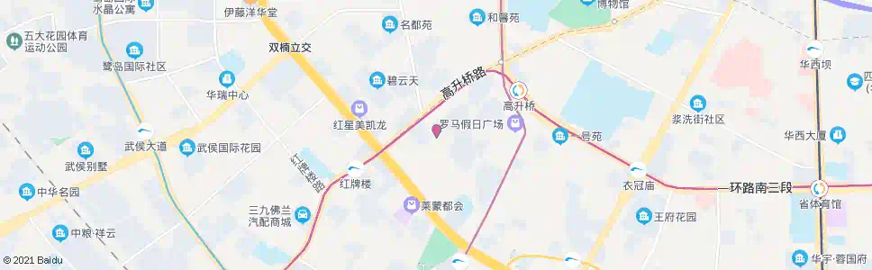 成都广福桥街_公交站地图_成都公交_妙搜公交查询2025