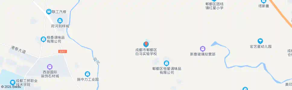 成都白马实验学校_公交站地图_成都公交_妙搜公交查询2025