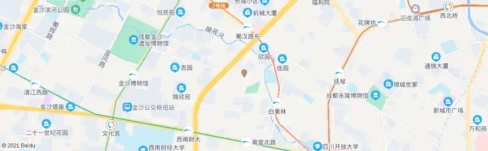 成都清溪东路_公交站地图_成都公交_妙搜公交查询2025