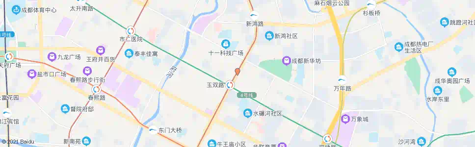 成都一环路东三段_公交站地图_成都公交_妙搜公交查询2025