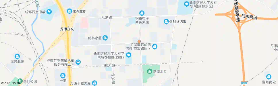 成都成宏路华翰路口_公交站地图_成都公交_妙搜公交查询2025
