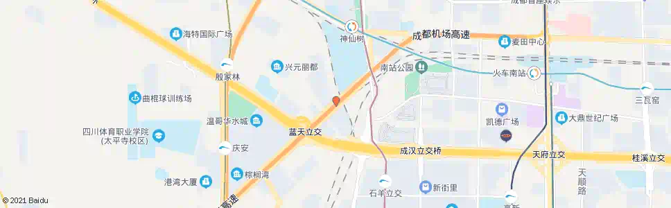 成都新中路北_公交站地图_成都公交_妙搜公交查询2025