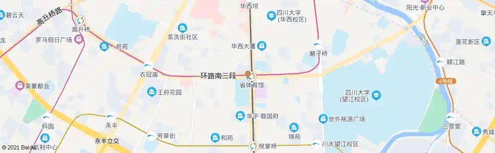 成都一环路南三段_公交站地图_成都公交_妙搜公交查询2025