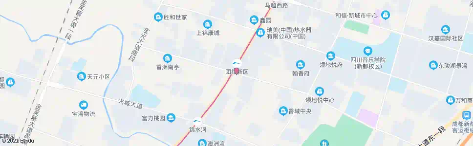 成都工业大道东段三站_公交站地图_成都公交_妙搜公交查询2025