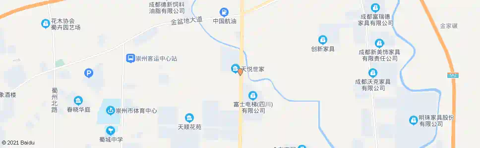 成都世纪大道_公交站地图_成都公交_妙搜公交查询2025