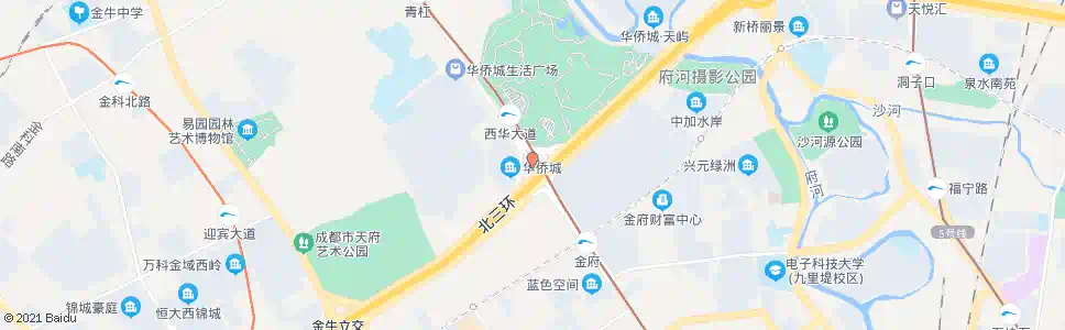 成都环交大立交西内侧_公交站地图_成都公交_妙搜公交查询2025