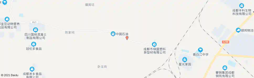 成都立新五组_公交站地图_成都公交_妙搜公交查询2025