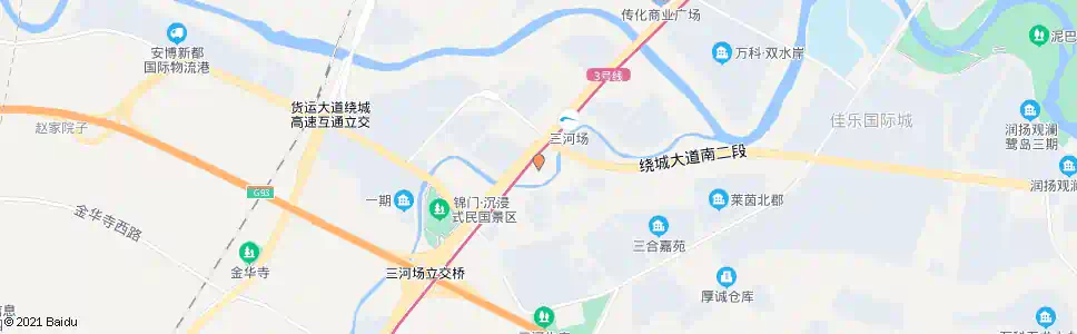 成都三河中学_公交站地图_成都公交_妙搜公交查询2025