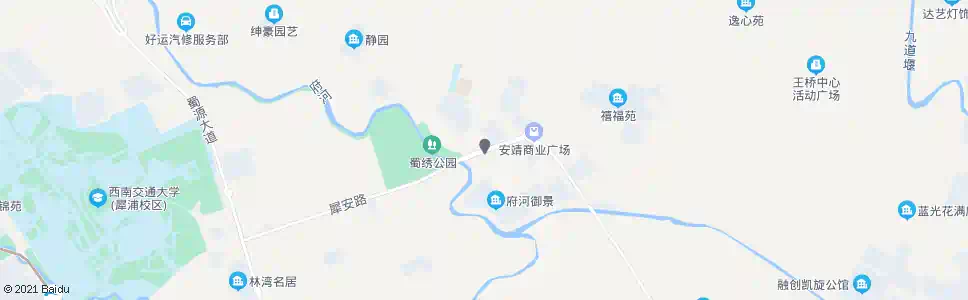 成都安靖镇_公交站地图_成都公交_妙搜公交查询2025